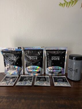 Black Coffee+ Medium Roast Packets - Black